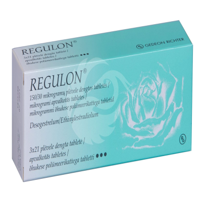 REGULON ÕHUKE POLÜMEERKATTEGA TBL 0.15MG+0.03MG N63
