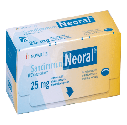 SANDIMMUN NEORAL PEHMEKAPSEL 25MG N50