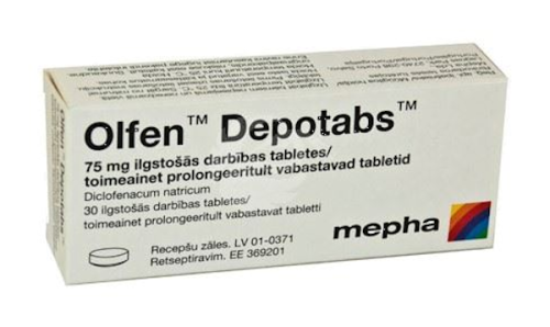 OLFEN DEPOTABS TOIMEAINET PROLONGEERITULT VABASTAV TBL 75MG N30