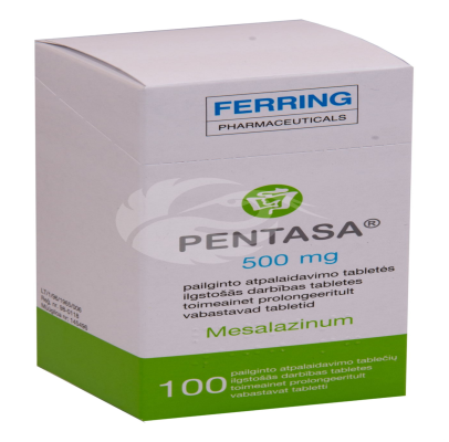 PENTASA TOIMEAINET PROLONGEERITULT VABASTAV TBL 500MG N100
