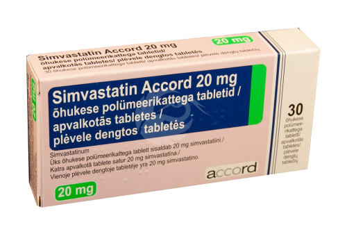 Simvastatin Accord tbl 20mg N30
