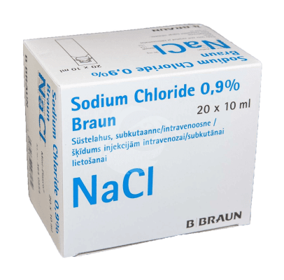 SODIUM CHLORIDE B. BRAUN 0.9% SÜSTELAHUS 0.9% 1ML 10ML N20