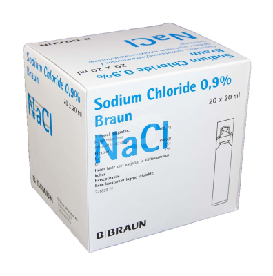 SODIUM CHLORIDE B. BRAUN 0.9% SÜSTELAHUS 0.9% 1ML 20ML N20