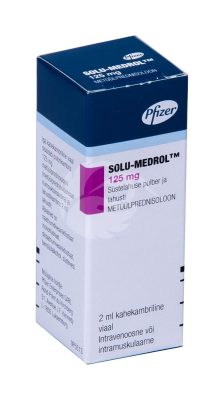 SOLU-MEDROL SÜSTELAHUSE PULBER JA LAHUSTI 125MG N1