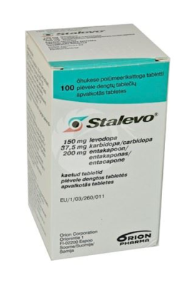 STALEVO ÕHUKE POLÜMEERKATTEGA TBL 150MG+37.5MG+200MG N100