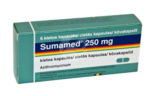 SUMAMED KÕVAKAPSEL 250MG N6