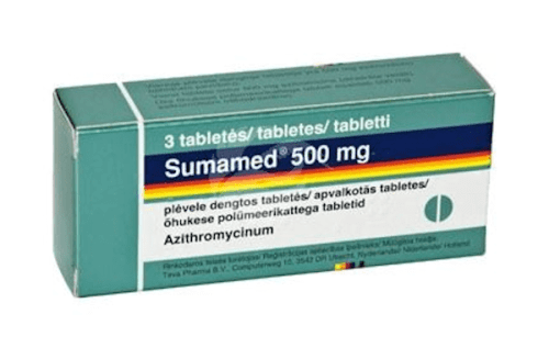 SUMAMED ÕHUKE POLÜMEERKATTEGA TBL 500MG N3