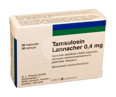 TAMSULOSIN LANNACHER TOIMEAINET MODIFITSEERITULT VABASTAV KÕVAKAPSEL 0.4MG N30