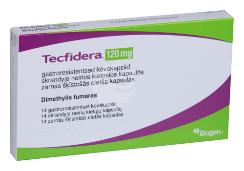 TECFIDERA GASTRORESIST KÕVAKAPS 120MG N14