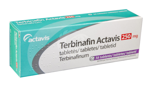 TERBINAFIN ACTAVIS TBL 250MG N56
