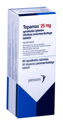TOPAMAX ÕHUKE POLÜMEERKATTEGA TBL 25MG N60