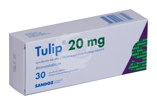 TULIP 20 MG ÕHUKE POLÜMEERKATTEGA TBL 20MG N30
