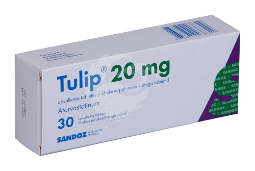 TULIP 20 MG ÕHUKE POLÜMEERKATTEGA TBL 20MG N30