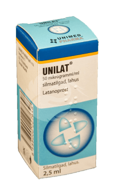 UNILAT SILMATILGAD LAHUS 50MCG 1ML 2.5ML N1