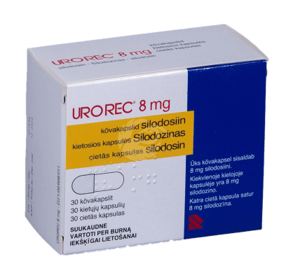 UROREC KÕVAKAPSEL 8MG N30
