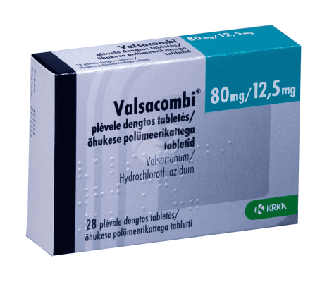 VALSACOMBI ÕHUKE POLÜMEERKATTEGA TBL 80MG+12.5MG N28