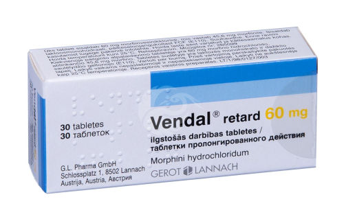 VENDAL RETARD 60 MG TOIMEAINET PROLONGEERITULT VABASTAV TBL 60MG N30