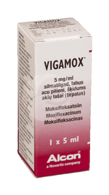 VIGAMOX SILMATILGAD LAHUS 5MG 1ML 5ML N1