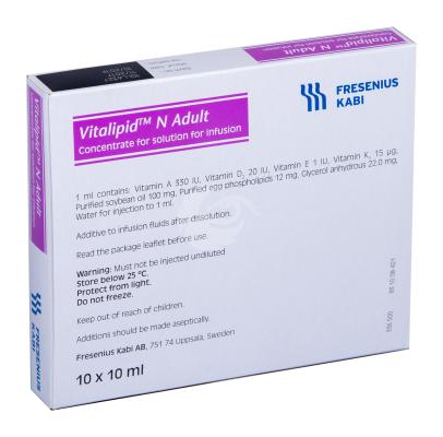 VITALIPID N ADULT INF CONC 10ML N10