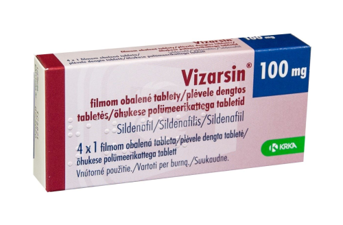 VIZARSIN ÕHUKE POLÜMEERKATTEGA TBL 100MG N4