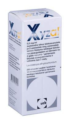 XYZAL SUUKAUDNE LAHUS 0.5MG 1ML 200ML N1