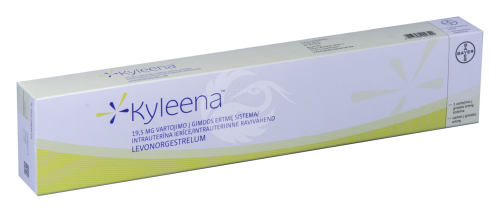 KYLEENA INTRAUTERIINNE RAVIVAHEND 19.5MG N1