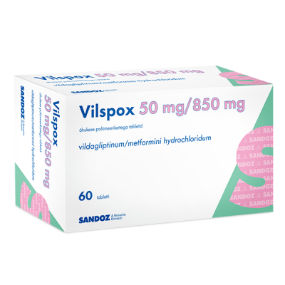 VILSPOX ÕHUKE POLÜMEERKATTEGA TBL 1000MG+50MG N60