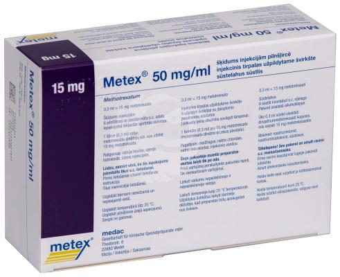 METEX SÜSTELAHUS SÜSTLIS 50MG 1ML 0.3ML N6