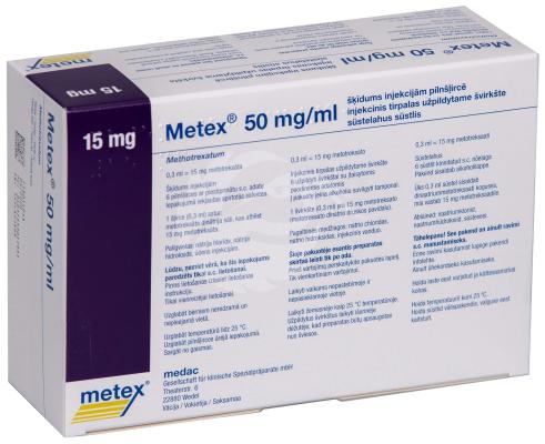 METEX SÜSTELAHUS SÜSTLIS 50MG 1ML 0.3ML N6