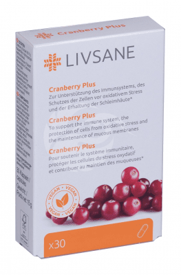 КЛЮКВА ПЛЮС В КАПСУЛАХ LIVSANE N30