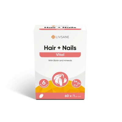 LIVSANE VITAMIINI KAPSLID JUUSTELE/KÜÜNETELE N60