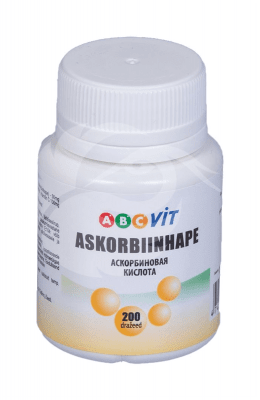 ABC VIT ASKORBIINHAPE DRAZHEED 50MG N200