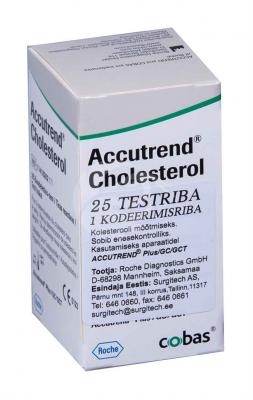 TESTRIBAD ACCUTREND CHOLESTEROL N25