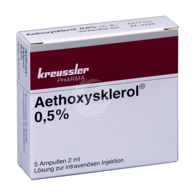 AETHOXYSKLEROL 0.5% SÜSTELAHUS 5MG 1ML 2ML N5