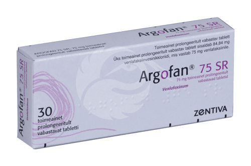 ARGOFAN 75 SR TOIMEAINET PROLONGEERITULT VABASTAV TBL 75MG N30