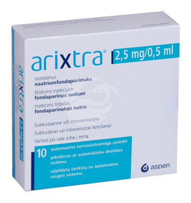 ARIXTRA SÜSTELAHUS 2.5MG 0.5ML 0.5ML N10