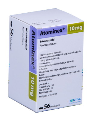 ATOMINEX 10MG KÕVAKAPSEL 10MG N56