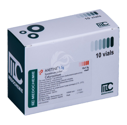 AXETINE 1.5G SÜSTELAHUSE PULBER 1500MG N10