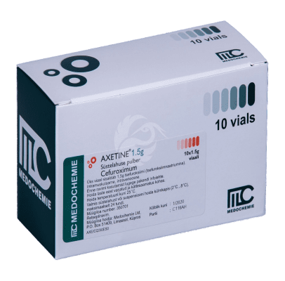AXETINE 1.5G SÜSTELAHUSE PULBER 1500MG N10