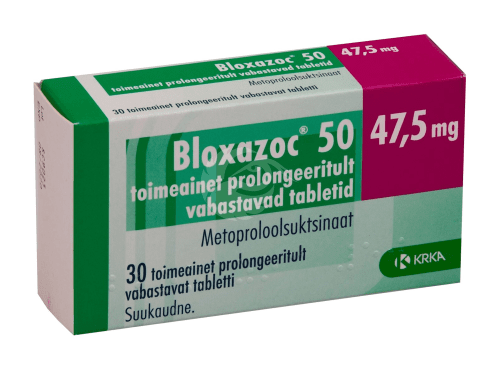 BLOXAZOC 50 TOIMEAINET PROLONGEERITULT VABASTAV TBL 50MG N30