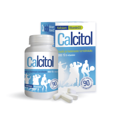 CALCITOL NÄRIMISTBL 500MG /1000IU KIRSIMAITSELISED N90