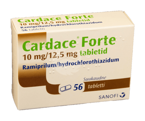 CARDACE FORTE TBL 10MG+12.5MG N56