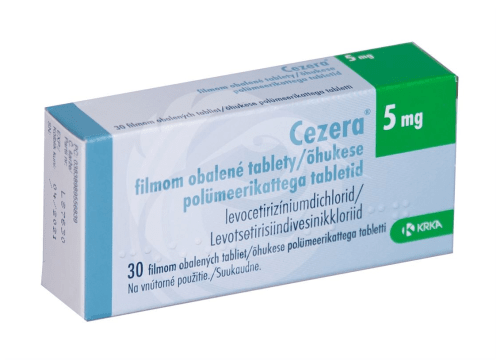 CEZERA 5 MG ÕHUKE POLÜMEERKATTEGA TBL 5MG N30