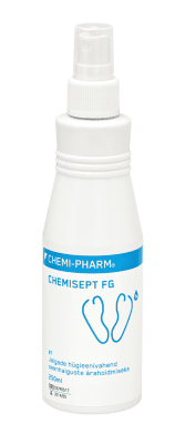 CHEMI-PHARM CHEMISEPT FG JALGADE ANTISEPTIKUM PIHUSTIGA 250ML