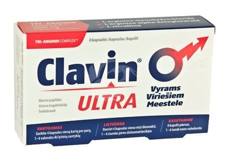 CLAVIN ULTRA KAPSLID MEESTELE N8
