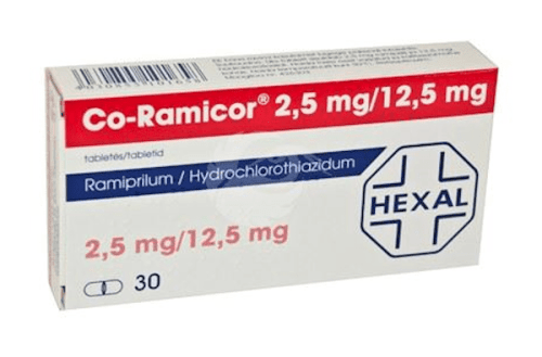 CO-RAMICOR 2.5 MG/12.5 MG TBL 2.5MG+12.5MG N30