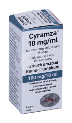 CYRAMZA INFUSIOONI KONTSENTRAAT 10MG 1ML 10ML N1