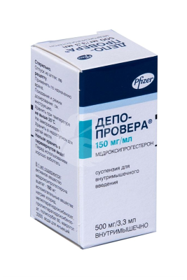 DEPO-PROVERA SÜSTESUSPENSOON 150MG 1ML 3.3ML N1, VIAAL