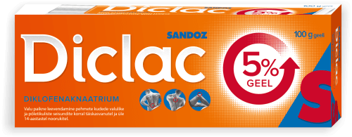 DICLAC 5% GEEL 50MG 1G 100G N1