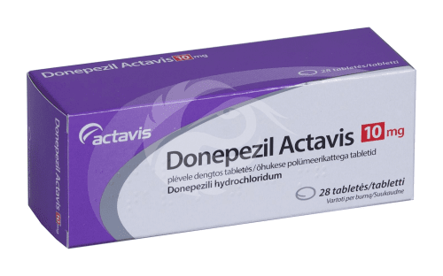 DONEPEZIL ACTAVIS ÕHUKE POLÜMEERKATTEGA TBL 10MG N28